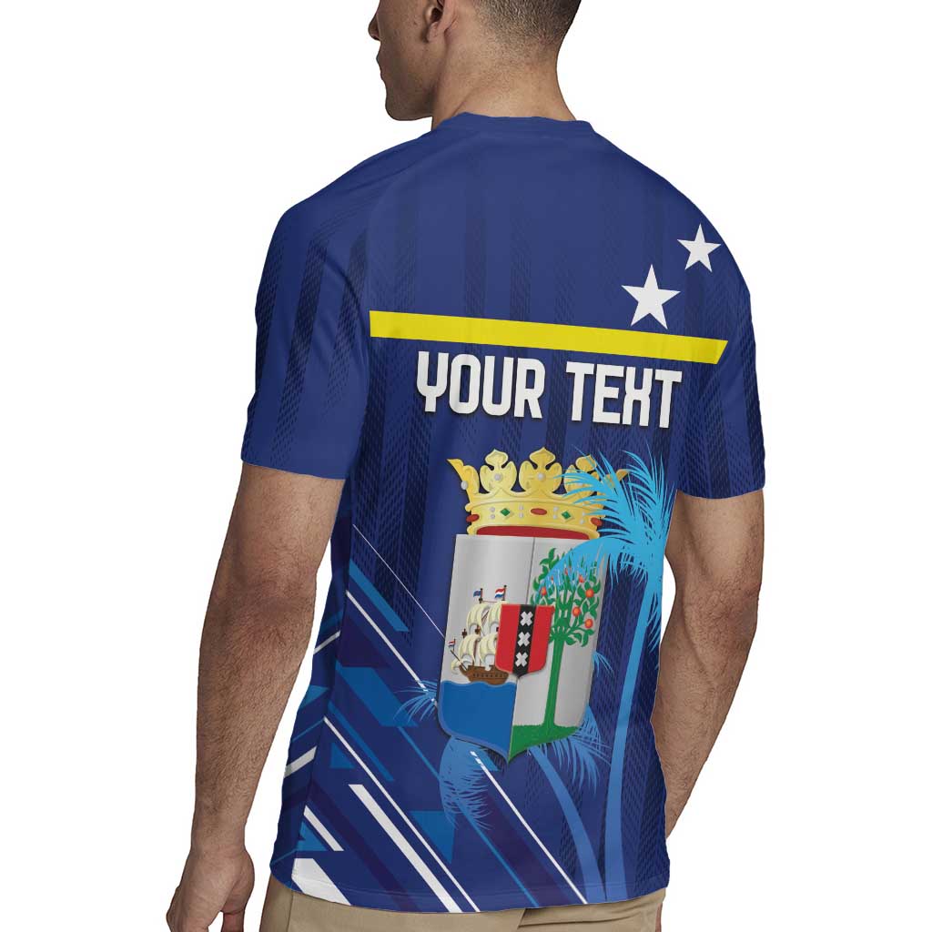 Personalized Curacao Flag Day Rugby Jersey Dia di Bandera