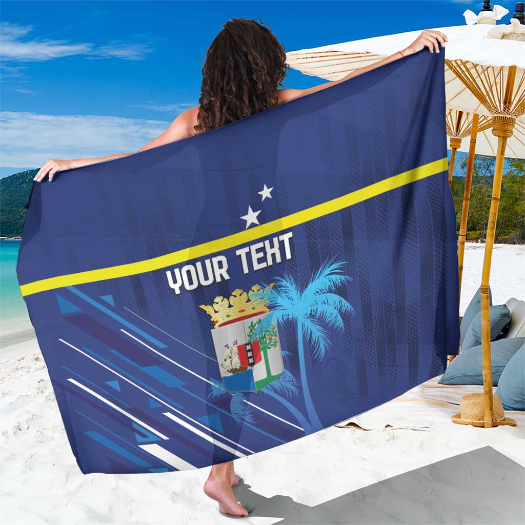 Personalized Curacao Flag Day Sarong Dia di Bandera