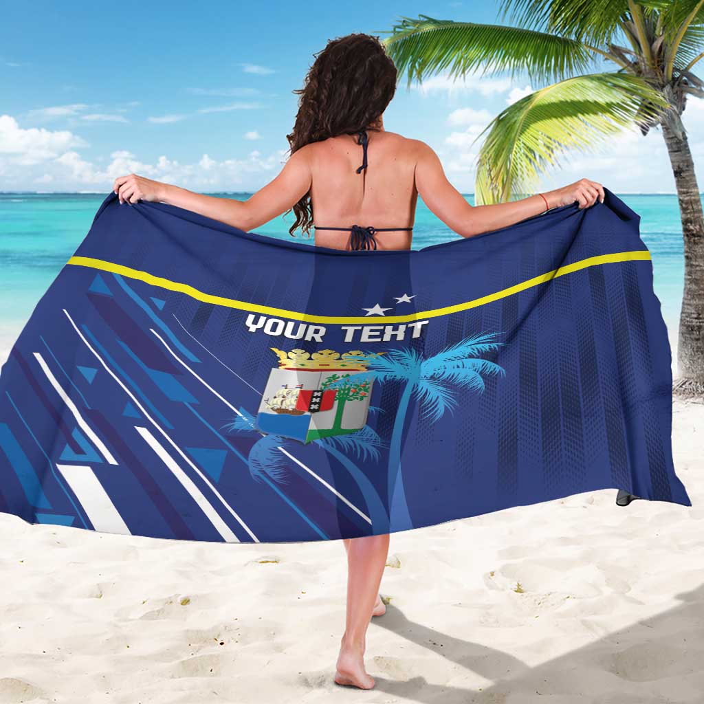 Personalized Curacao Flag Day Sarong Dia di Bandera