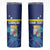 Personalized Curacao Flag Day Skinny Tumbler Dia di Bandera