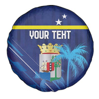 Personalized Curacao Flag Day Spare Tire Cover Dia di Bandera