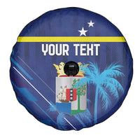 Personalized Curacao Flag Day Spare Tire Cover Dia di Bandera