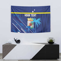 Personalized Curacao Flag Day Tapestry Dia di Bandera
