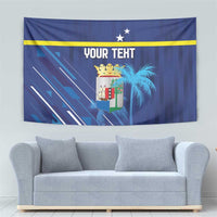Personalized Curacao Flag Day Tapestry Dia di Bandera