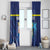 Personalized Curacao Flag Day Window Curtain Dia di Bandera