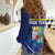 Personalized Curacao Flag Day Women Casual Shirt Dia di Bandera