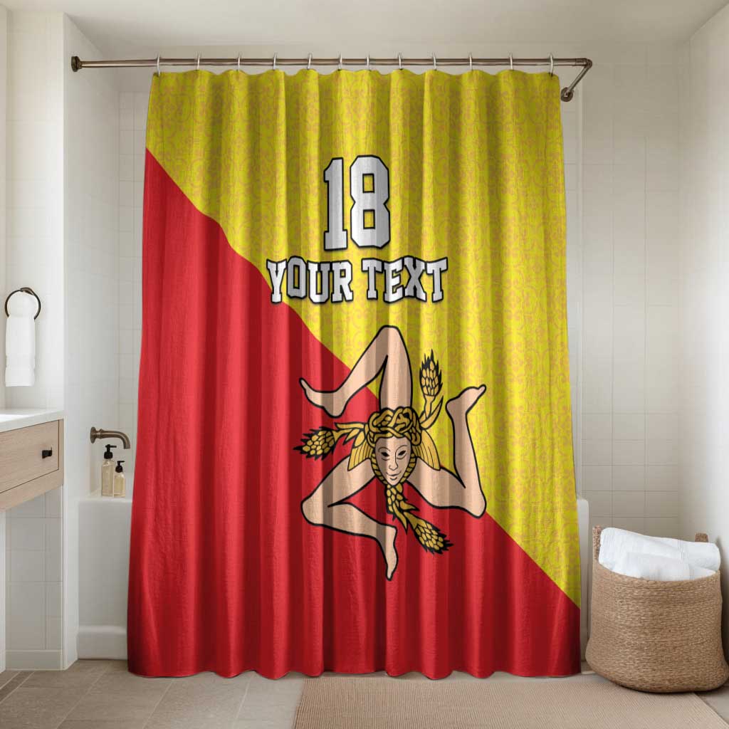 Custom Sicilia Football Bathroom Set Naziunali Siciliana - Wonder Print Shop