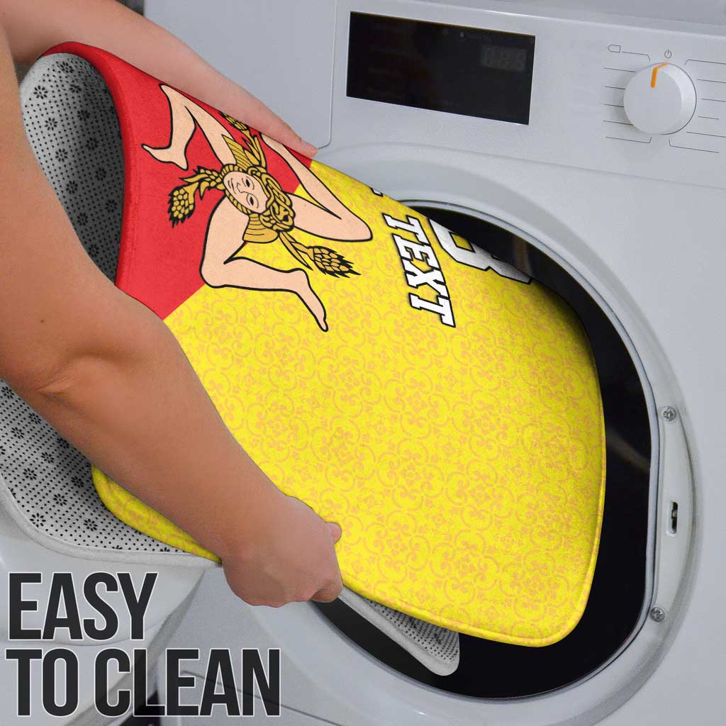 Custom Sicilia Football Bathroom Set Naziunali Siciliana - Wonder Print Shop