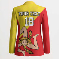 Custom Sicilia Football Blazer Naziunali Siciliana - Wonder Print Shop