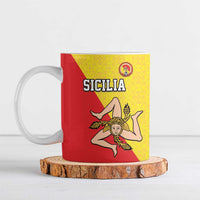 Custom Sicilia Football Ceramic Mug Naziunali Siciliana - Wonder Print Shop
