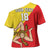 Custom Sicilia Football Cross Shoulder Shirt Naziunali Siciliana - Wonder Print Shop