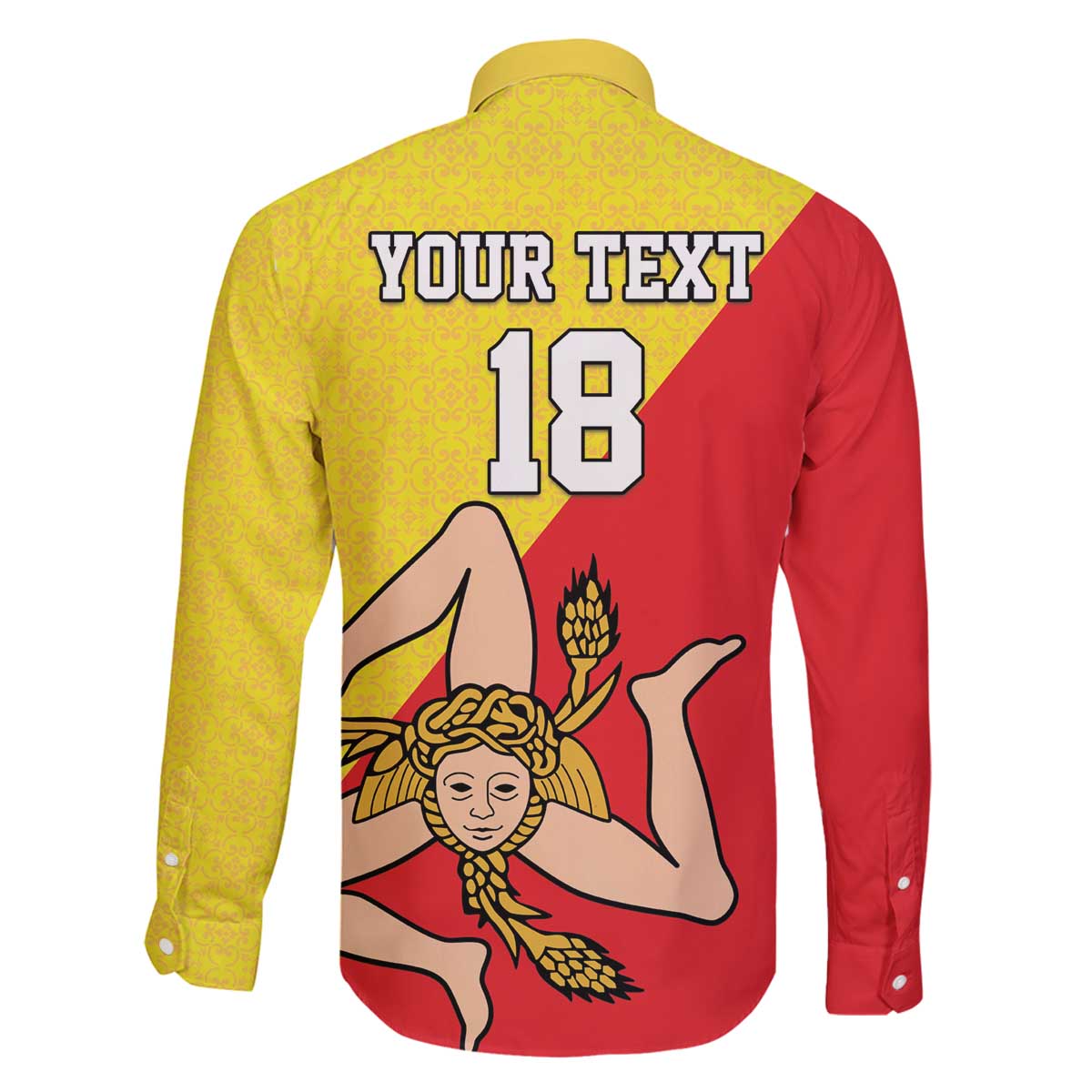 Custom Sicilia Football Family Matching Off The Shoulder Long Sleeve Dress and Hawaiian Shirt Naziunali Siciliana - Wonder Print Shop