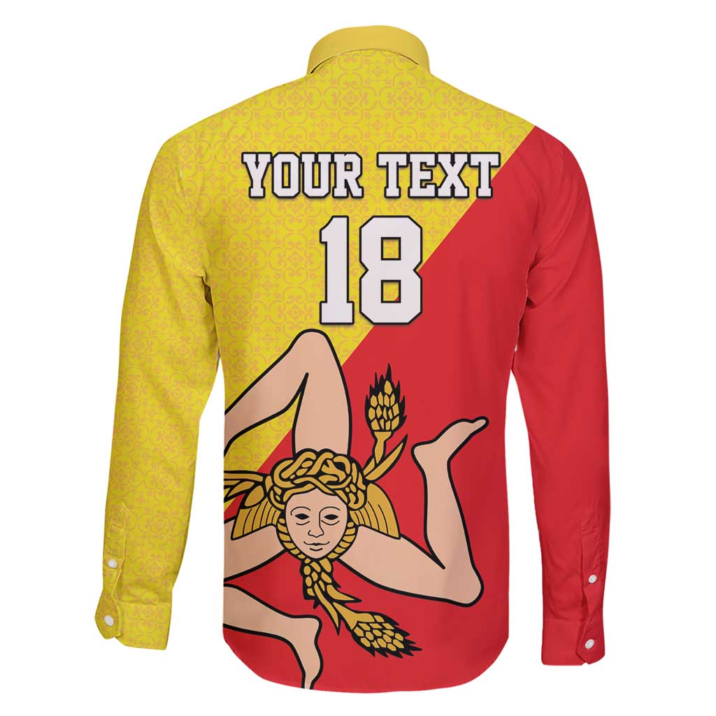 Custom Sicilia Football Family Matching Short Sleeve Bodycon Dress and Hawaiian Shirt Naziunali Siciliana - Wonder Print Shop