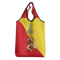 Custom Sicilia Football Grocery Bag Naziunali Siciliana - Wonder Print Shop