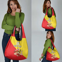 Custom Sicilia Football Grocery Bag Naziunali Siciliana - Wonder Print Shop