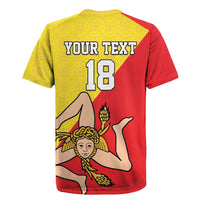 Custom Sicilia Football Rugby Jersey Naziunali Siciliana - Wonder Print Shop