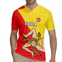 Custom Sicilia Football Rugby Jersey Naziunali Siciliana - Wonder Print Shop