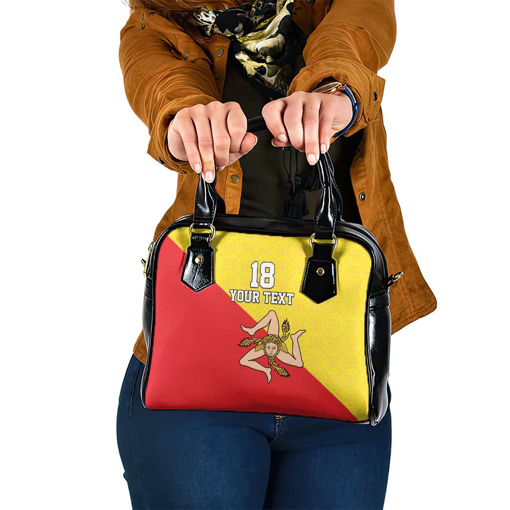 Custom Sicilia Football Shoulder Handbag Naziunali Siciliana - Wonder Print Shop