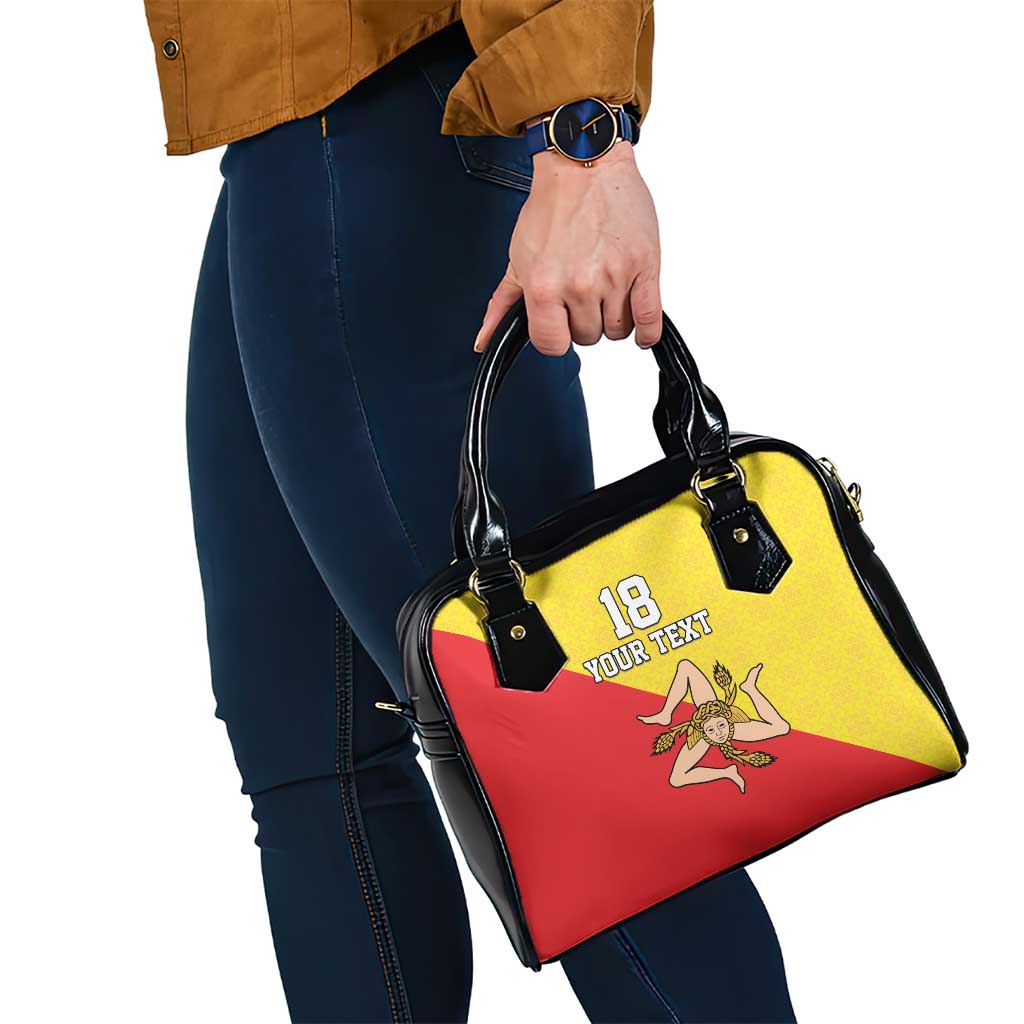 Custom Sicilia Football Shoulder Handbag Naziunali Siciliana - Wonder Print Shop