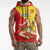 Custom Sicilia Football Sleeveless Zip Hoodie Naziunali Siciliana - Wonder Print Shop