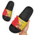 Custom Sicilia Football Slide Sandals Naziunali Siciliana - Wonder Print Shop