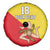 Custom Sicilia Football Spare Tire Cover Naziunali Siciliana - Wonder Print Shop