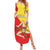 Custom Sicilia Football Summer Maxi Dress Naziunali Siciliana - Wonder Print Shop
