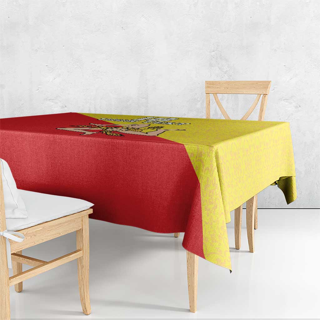 Custom Sicilia Football Tablecloth Naziunali Siciliana - Wonder Print Shop