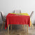 Custom Sicilia Football Tablecloth Naziunali Siciliana - Wonder Print Shop
