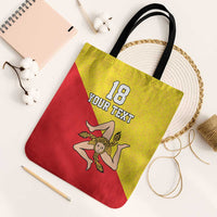 Custom Sicilia Football Tote Bag Naziunali Siciliana - Wonder Print Shop