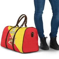 Custom Sicilia Football Travel Bag Naziunali Siciliana - Wonder Print Shop