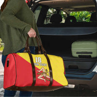 Custom Sicilia Football Travel Bag Naziunali Siciliana - Wonder Print Shop
