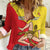 Custom Sicilia Football Women Casual Shirt Naziunali Siciliana - Wonder Print Shop