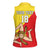 Custom Sicilia Football Women Sleeveless Polo Shirt Naziunali Siciliana - Wonder Print Shop