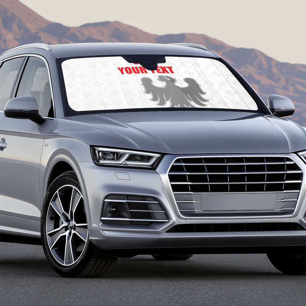 Custom Sicilia Football Auto Sun Shade Animus Tuus Dominus - Wonder Print Shop