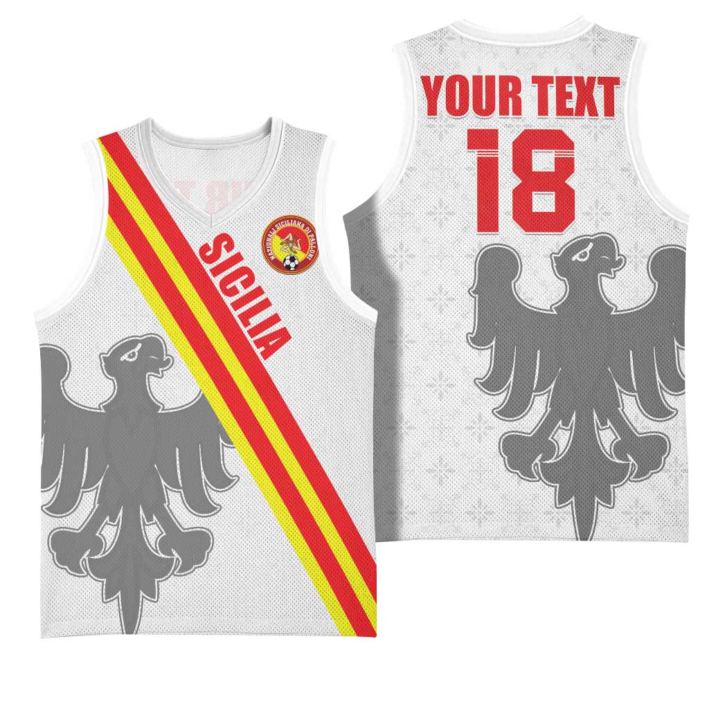 Custom Sicilia Football Basketball Jersey Animus Tuus Dominus - Wonder Print Shop