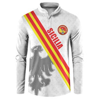 Custom Sicilia Football Button Sweatshirt Animus Tuus Dominus - Wonder Print Shop