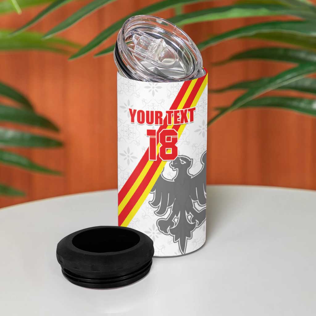 Custom Sicilia Football 4 in 1 Can Cooler Tumbler Animus Tuus Dominus - Wonder Print Shop