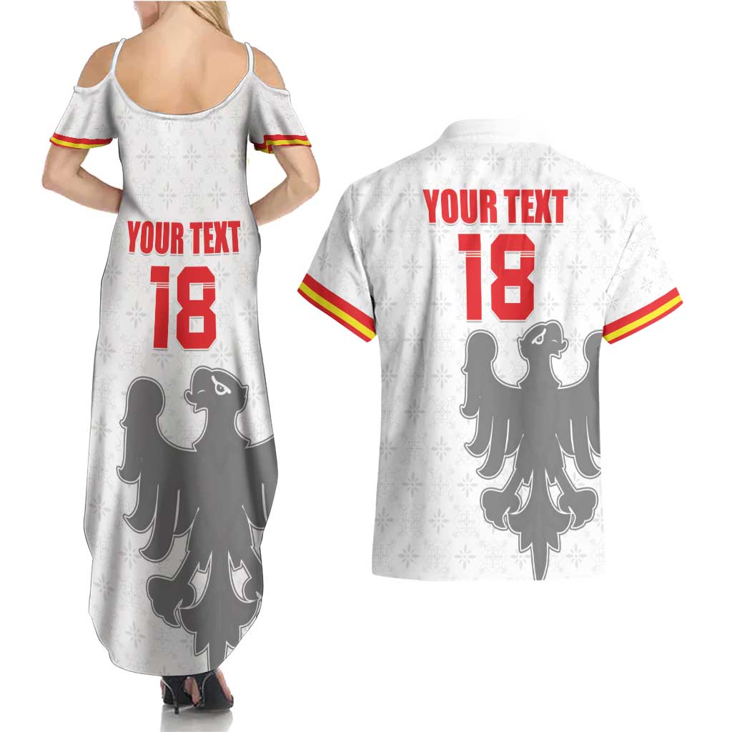Custom Sicilia Football Couples Matching Summer Maxi Dress and Hawaiian Shirt Animus Tuus Dominus - Wonder Print Shop