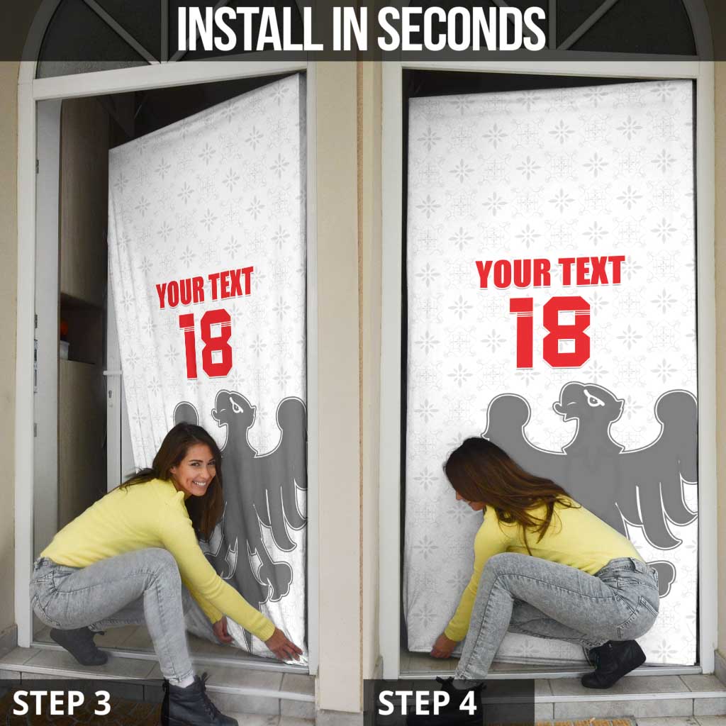 Custom Sicilia Football Door Cover Animus Tuus Dominus - Wonder Print Shop