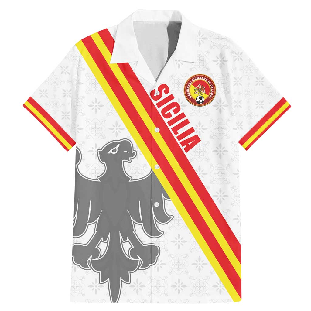 Custom Sicilia Football Family Matching Mermaid Dress and Hawaiian Shirt Animus Tuus Dominus - Wonder Print Shop