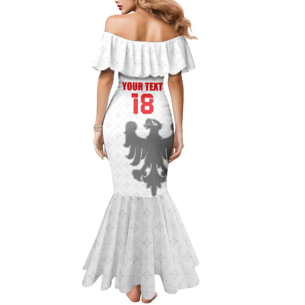 Custom Sicilia Football Family Matching Mermaid Dress and Hawaiian Shirt Animus Tuus Dominus - Wonder Print Shop