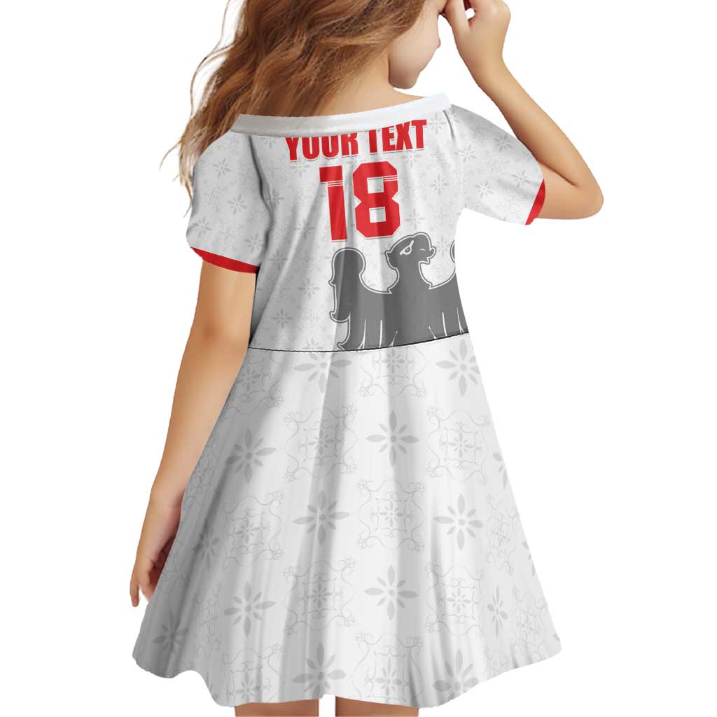 Custom Sicilia Football Family Matching Off Shoulder Short Dress and Hawaiian Shirt Animus Tuus Dominus - Wonder Print Shop