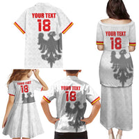 Custom Sicilia Football Family Matching Puletasi and Hawaiian Shirt Animus Tuus Dominus - Wonder Print Shop