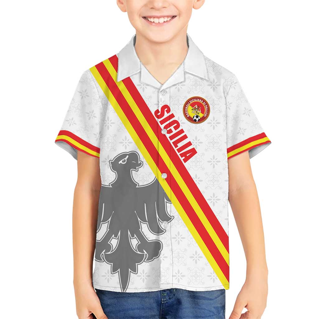 Custom Sicilia Football Family Matching Summer Maxi Dress and Hawaiian Shirt Animus Tuus Dominus - Wonder Print Shop