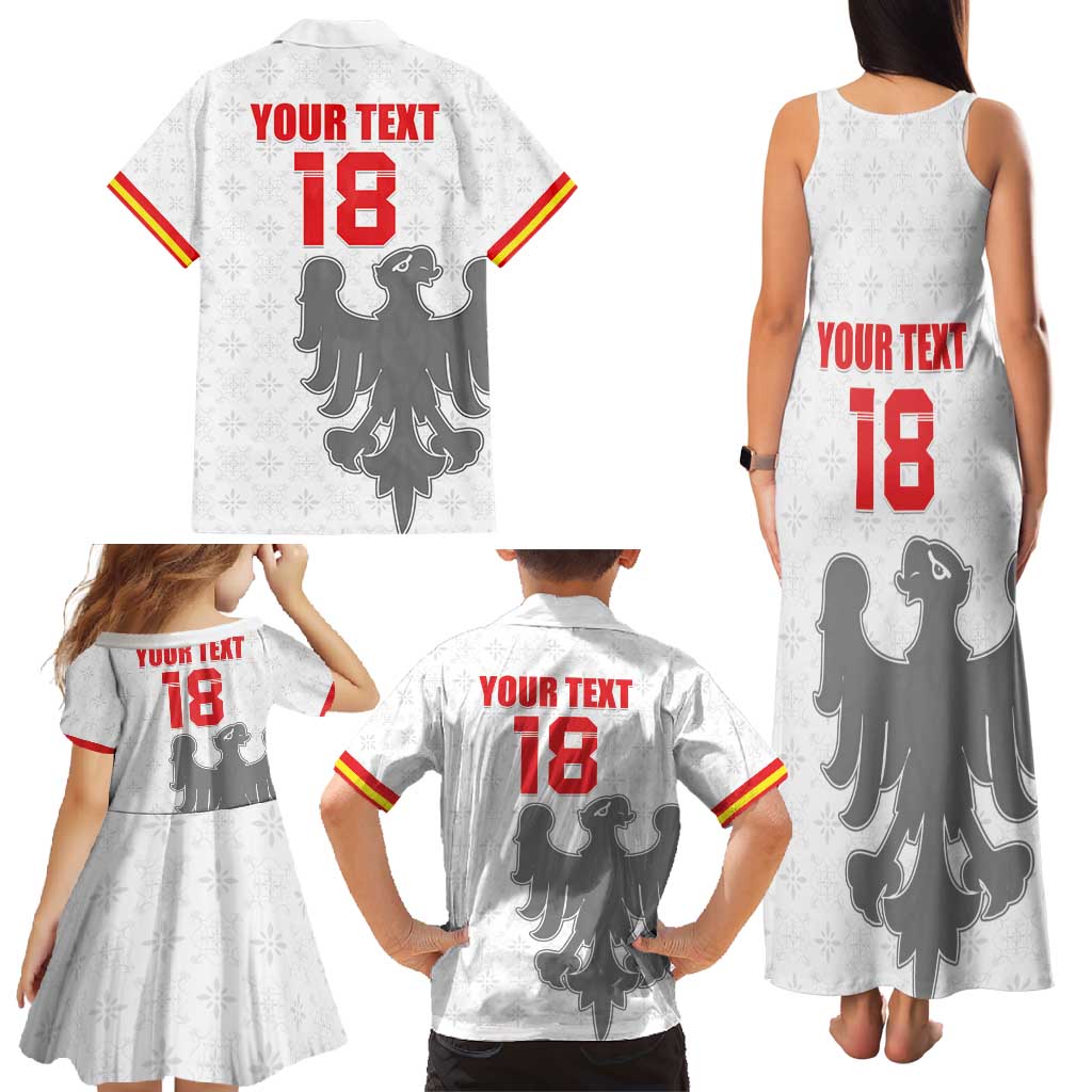 Custom Sicilia Football Family Matching Tank Maxi Dress and Hawaiian Shirt Animus Tuus Dominus - Wonder Print Shop