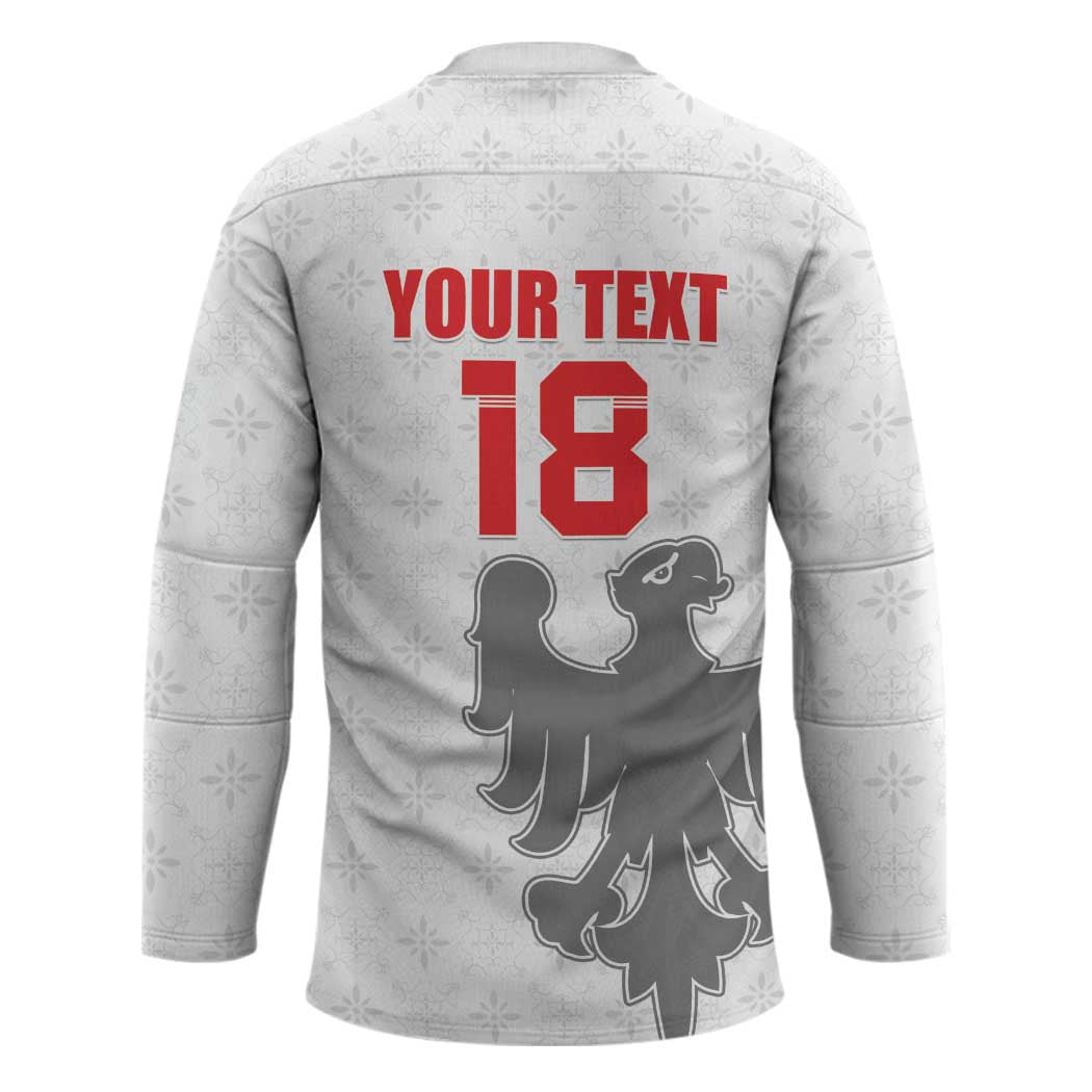 Custom Sicilia Football Hockey Jersey Animus Tuus Dominus - Wonder Print Shop