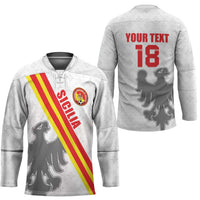 Custom Sicilia Football Hockey Jersey Animus Tuus Dominus - Wonder Print Shop