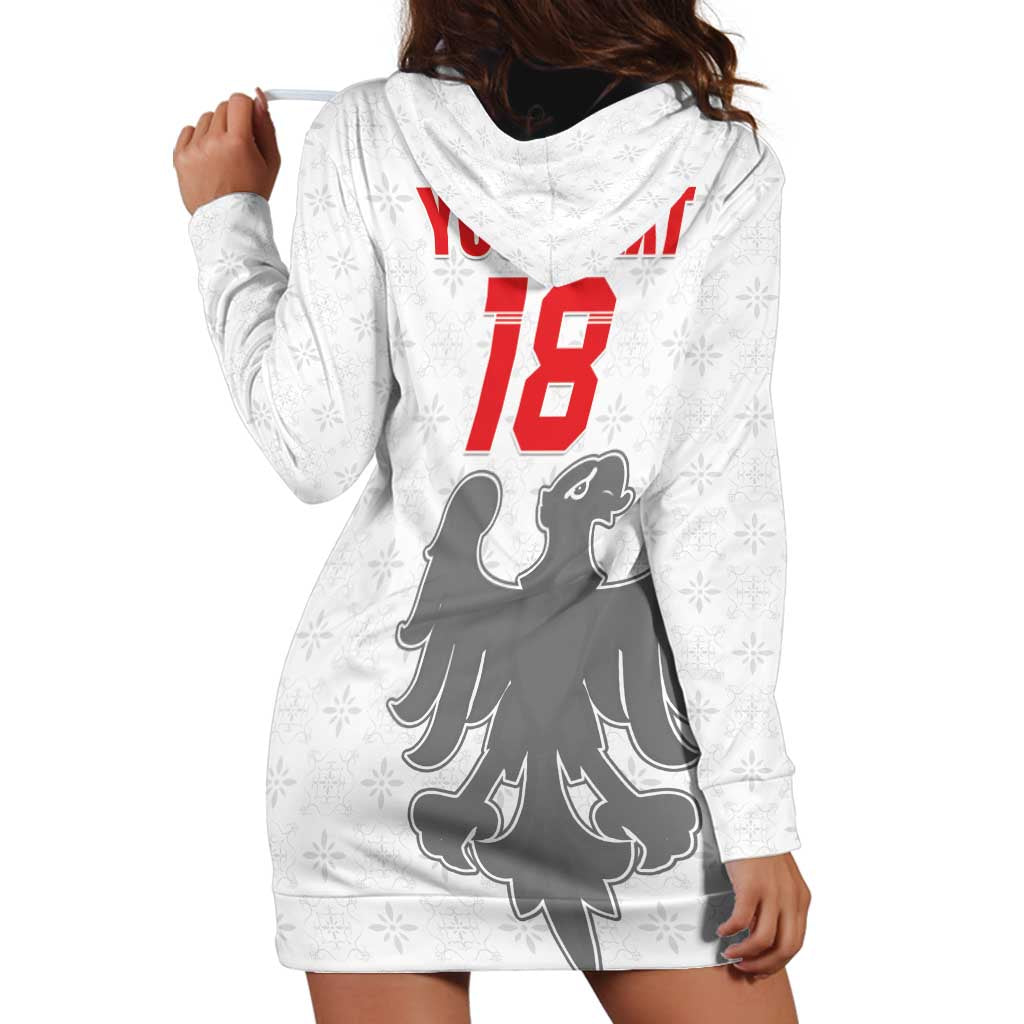 Custom Sicilia Football Hoodie Dress Animus Tuus Dominus - Wonder Print Shop