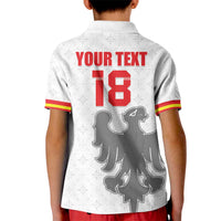 Custom Sicilia Football Kid Polo Shirt Animus Tuus Dominus - Wonder Print Shop